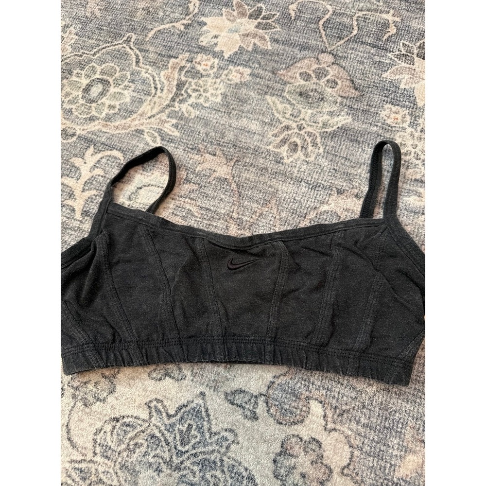 Vintage 90's Nike Cropped Tank Sports Bra Cotton Y2K